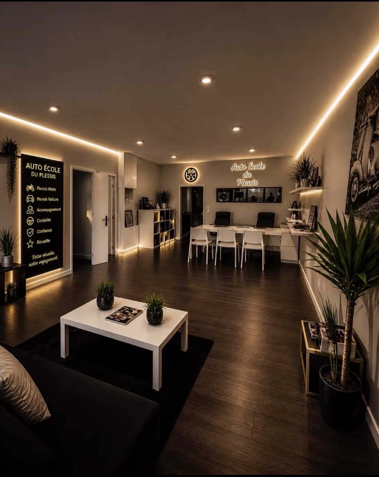 Intérieur de l'agence